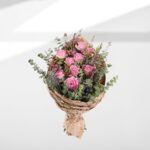 Bouquet Candice Bouquet, Lavanda, fiori di cera e Rose